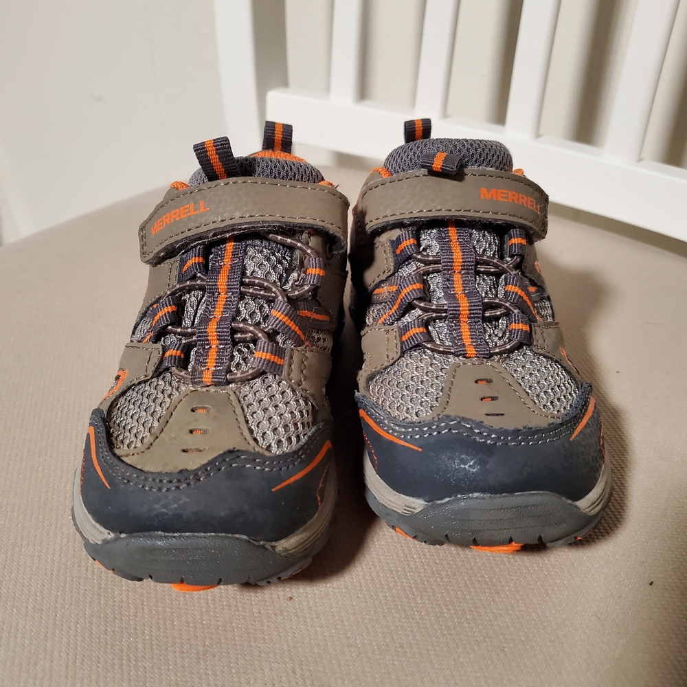 Merrell Kids' Sneakers in Gray and Orange